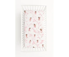 Paklodė su guma kūdikio lovytei 120 × 60 cm Blossom Fairies
