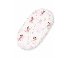 Paklodė su guma Moses krepšiui 75 × 35 cm Blossom Fairies