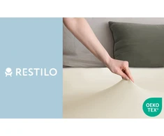 Paklodė su guma smėlio spalvos 100–120×200+30 cm