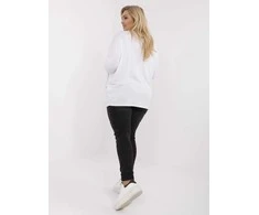 Palaidinė balta elegantiška ilgomis rankovėmis