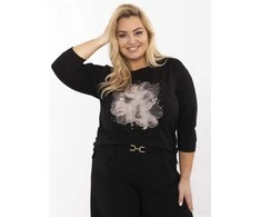 Palaidinė juoda elegantiška