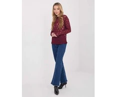 Palaidinė moteriška bordo spalvos IT-BZ-9962.98