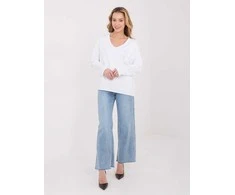 Palaidinė moteriška oversize balta