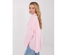 Palaidinė moteriška oversize šviesiai rožinė