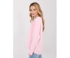 Palaidinė moteriška oversize šviesiai rožinė