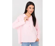 Palaidinė oversize silueto šviesiai rožinė