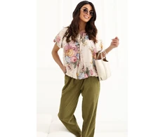 Palaidinė su gėlėtu raštu Italy Moda