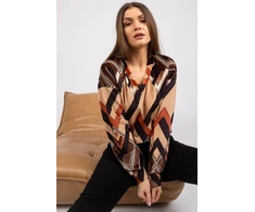Palaidinė su geometriniu raštu Italy Moda