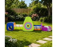 Kruzzel 5-in-1 Children's Tent with Tunnels