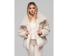 Paltas Larica smėlio spalvos dvisagis – elegantiškas pasirinkimas