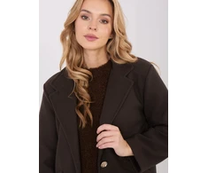 Paltas moterims -IT-PL-20238.23-ciemny ruda