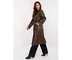 Paltas moterims IT-PL-A8393.81-ciemny ruda