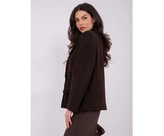 Paltas moteriškas tamsiai rudos spalvos IT-KR-FL9559.02P