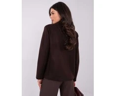 Paltas moteriškas tamsiai rudos spalvos IT-KR-FL9559.02P