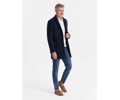 Paltas tamsiai mėlynas su užtrauktuku Jack &amp; Jones
