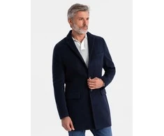Paltas tamsiai mėlynas su užtrauktuku Jack &amp; Jones