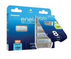 PANASONIC ENELOOP AA 2000 mAh 8 vnt.