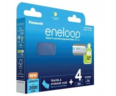 PANASONIC ENELOOP AA 2000mAh 4 vnt. su dėklu