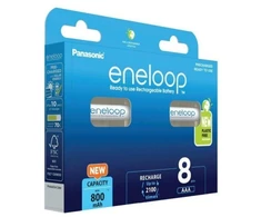 PANASONIC ENELOOP AAA 800 mAh 8 vnt.