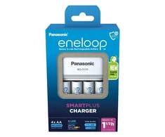 Ausinės PANASONIC SMARTPLUS įkroviklis + 4 x AA ENELOOP 2000 mAh