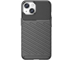 Hurtel Armored iPhone 15 Plus Thunder – dėklas telefonui juodos spalvos