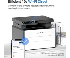 Pantum daugiafunkcinė lazerinė spausdintuvas BM4209DW, Wi-Fi, 30 psl./min., automat. dupleksas