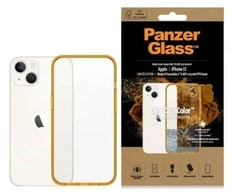Panzer Glass PanzerGlass Clearantibacterial Military Grade certificate Apple iPhone 13 / 14 / 15 - dėklas telefonui skaidrus ir geltonos spalvos
