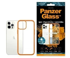 Panzer Glass PANZERGLASS CLEAR CASE IPHONE 12 PRO MAX ANTIBACTERIAL Oranžinis