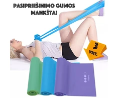 Pasipriešinimo Gumų Rinkinys 3 Vnt.