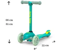 Paspirtukas SCOOTER Zapp mėtos spalvos