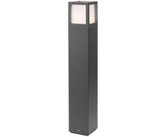 Pastatomas lauko šviestuvas BRICK, E27, tamsiai pilkas, IP54, 9644
