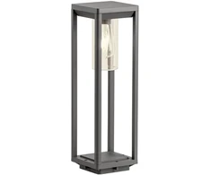 Pastatomas lauko šviestuvas LAGOS, E27, tamsiai pilkas, IP54, 90522