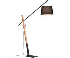 Pastatomas šviestuvas CRANE, E27, juodos/ąžuolo sp., 4204100