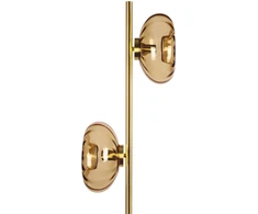 Pastatomas šviestuvas GOLD GLASS, 2xE14, aukso sp.
