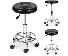 Kėdė su pasukamu mechanizmu ModernHome BC007-2-BC, 38.5x38.5 cm
