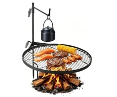 Pasukamos laužo grotelės VEVOR KJW001, 62 cm skersmens