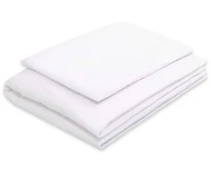 Patalynės komplektas 2 dalių, baltas