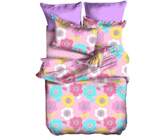 DecoKing Patalynės komplektas Basic Teddy AmeliaHome 200 × 220 cm + 2 × 80 × 80 cm