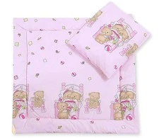 Patalynės komplektas kūdikių vežimėliui Teddies – švelnumui ir jaukumui pirmosioms dienoms.
