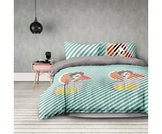 Patalynės komplektas Retrogirl AmeliaHome 155 × 220 cm + 1 × 80 × 80 cm