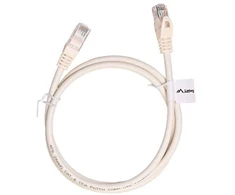 LANBERG patchcord kat.6 1m baltas