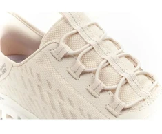 Patogūs Skechers Glide-Step moteriški ecru spalvos įsispiriami sportiniai bateliai