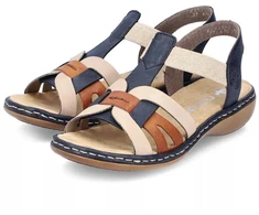 Patogūs spalvoti Rieker W RKR662 sandalai