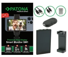 Ausinės PATONA 4199 camera monitorius 10.1 cm (3.97") Juodas 480 x 800 pikselių Jutiklinis ekranas