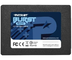 Ausinės PATRIOT BURST ELITE 480GB SATA 3 2,5 colio SSD diskas
