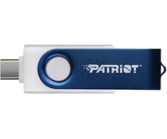 Mėlyna Patriot Xporter X550 32GB, USB-Stick - mėlynas/baltas, USB-A und USB-C 3.2 Gen 1