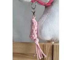 Super Hobby Horse Pavadėlis hobi arkliukui, dviguba virvė, rožinis
