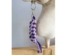 Pavadėlis hobi arkliukui, dvigubas, violetinis