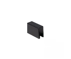 Paviršinio magnetinės sistemos ZAMBELIS MAGNETIC bėgelio lubinė dėžutė laidų sujungimui, juoda, 22290