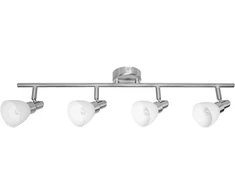 Lubinis šviestuvas Paviršinis akcentinis šviestuvas SPOT, 4xG9, sidabro sp., su 4x1,9W 2700K LED lemputėm